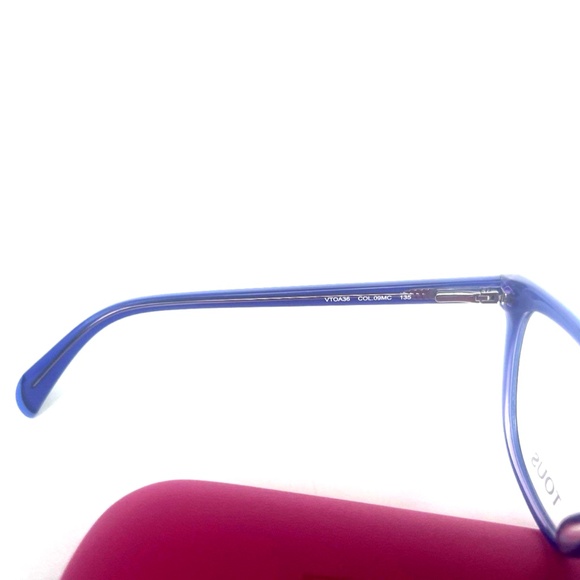 New TOUS Eyeglasses VTOA36 09MC 53 16 135 Acetate Frames Navy Blue Women Glasses - Picture 4 of 15